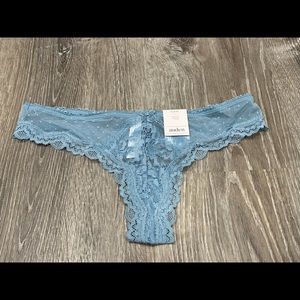 NWT Auden Light Blue Panties Thong C2